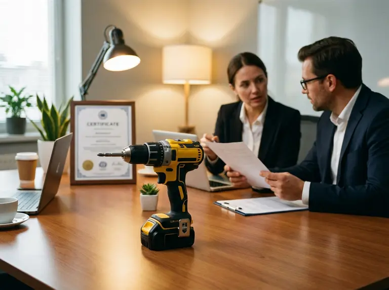 Сертификат на дрель